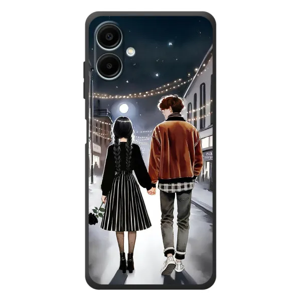 Чехол с принтом «Уэнздей и Тайлер» для Samsung Galaxy A07s Чехол с принтом «Уэнздей и Тайлер» для Samsung Galaxy A07s