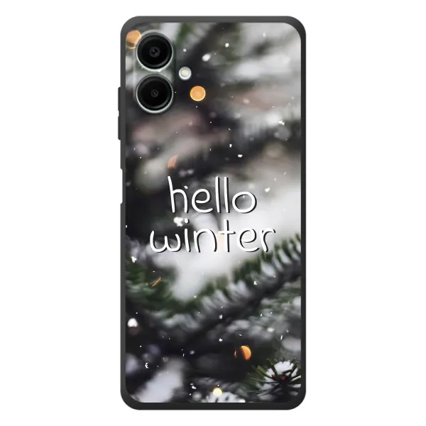 Чехол с принтом «Hello winter» для Samsung Galaxy A07s