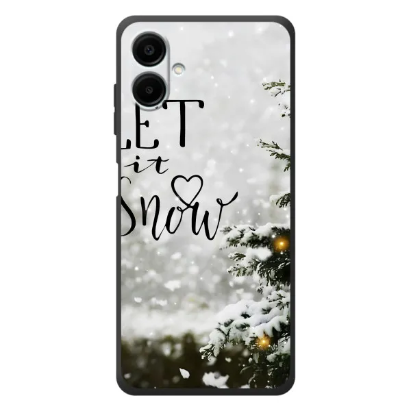 Чехол с принтом «Let it snow» для Samsung Galaxy A07s