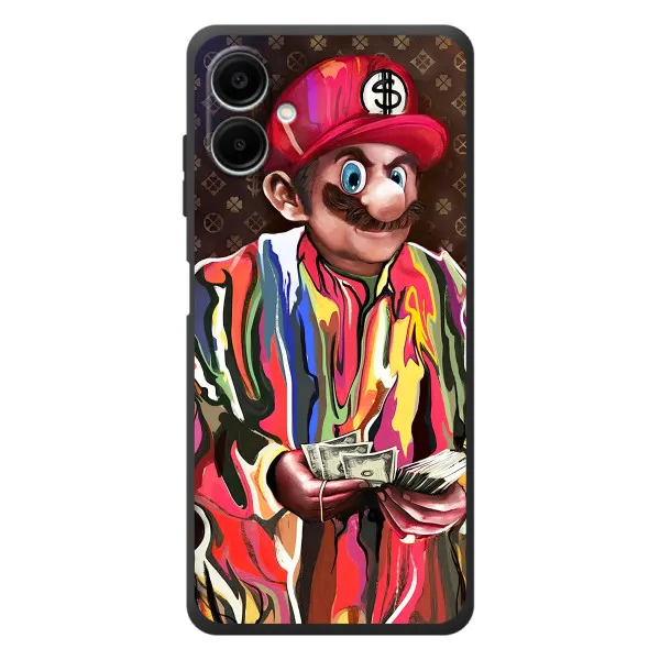 Чехол с принтом «Mario LV» для Samsung Galaxy A08