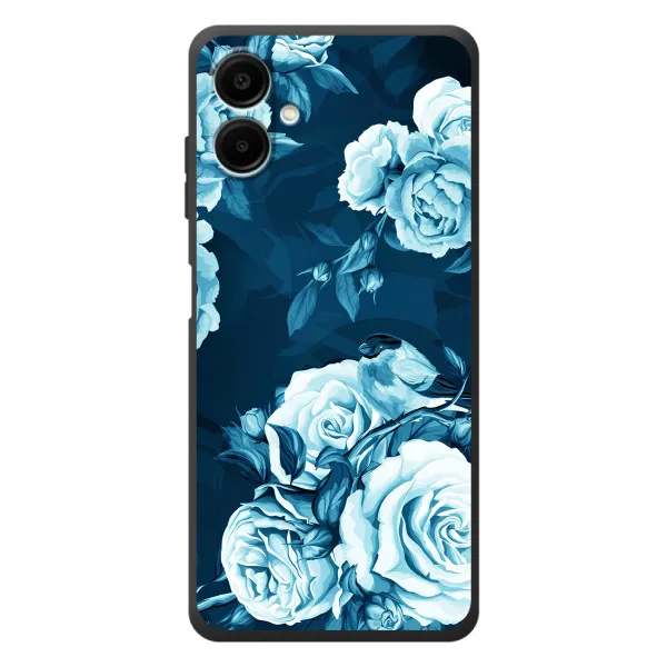 Чехол с принтом «Голубые Бутоны» для Samsung Galaxy A08