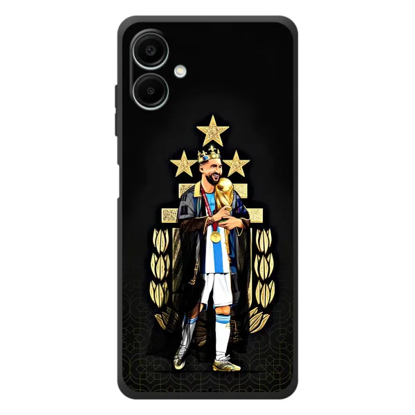 Чехол с принтом «Месси Король» для Samsung Galaxy A08