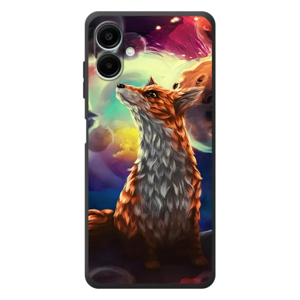 Чохол з принтом «Лисичка в космосі» для Samsung Galaxy A08
