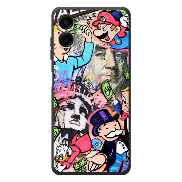 Чохол з принтом «Monopoly man» для Samsung Galaxy A08