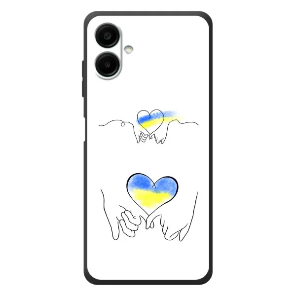 Чохол з принтом «Мир Україні» для Samsung Galaxy A08