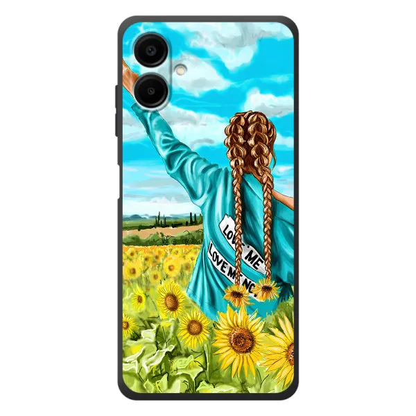 Чохол з принтом «Україночка» для Samsung Galaxy A08