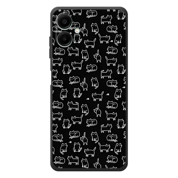 Чехол с принтом «Меленькие котики» для Samsung Galaxy A08