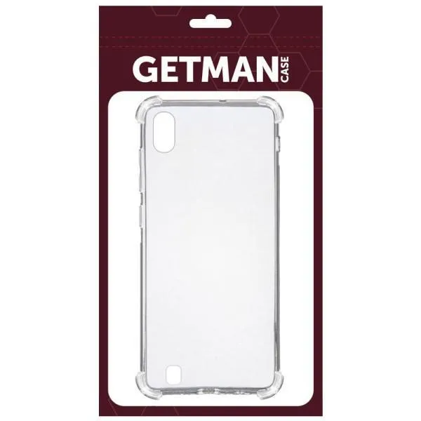 TPU чохол GETMAN Ease logo посилені кути для Samsung Galaxy A10 (A105F) — Прозорий — фото 2 TPU чохол GETMAN Ease logo посилені кути для Samsung Galaxy A10 (A105F) — Прозорий — фото 2