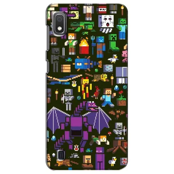 Чехол с принтом «Коллаж Майнкрафт» для Samsung Galaxy A10 2019 (A105F)