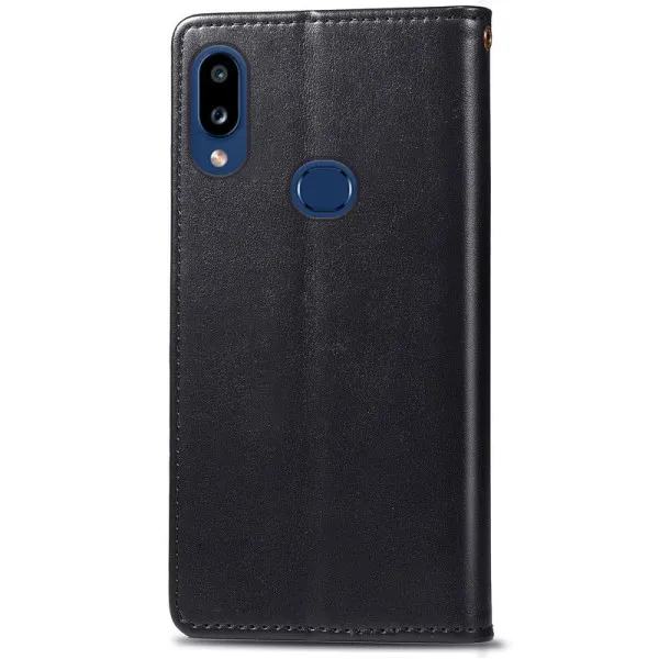 Кожаный чехол-книжка GETMAN Gallant (PU) для Samsung Galaxy A10s — Черный — фото 2 Кожаный чехол-книжка GETMAN Gallant (PU) для Samsung Galaxy A10s — Черный — фото 2