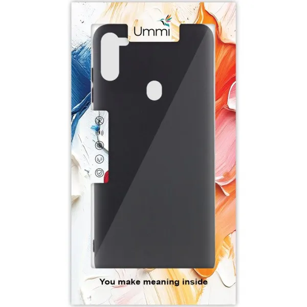 Чохол Silicone Cover Ummi Lakshmi (AA) для Samsung Galaxy A11 — Чорний — фото 2