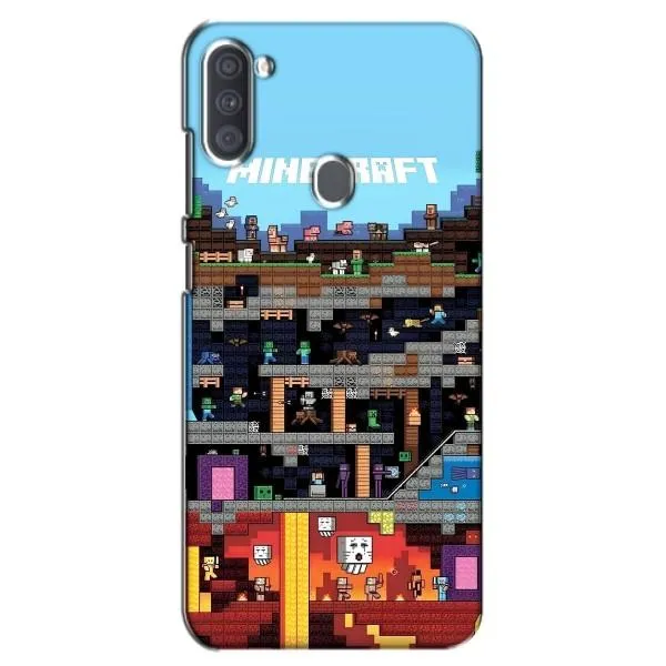 Чехол с принтом «фон Minecraft» для Samsung Galaxy A11 (A115)