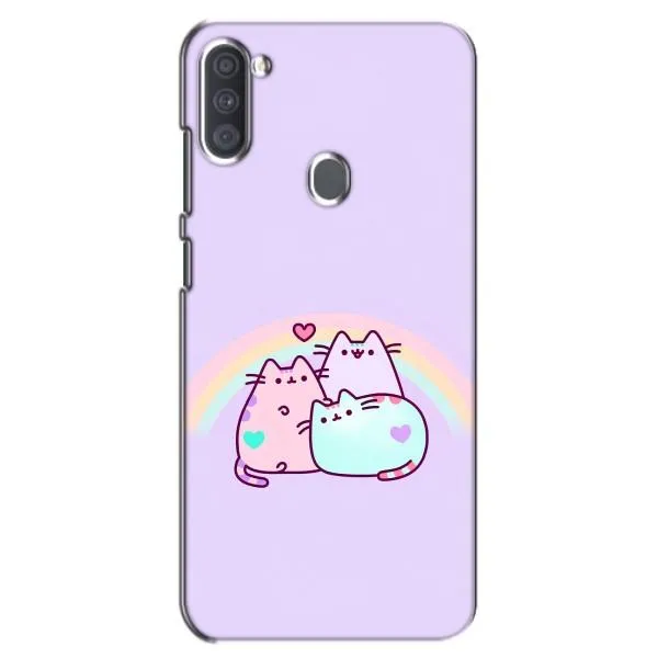 Чехол с принтом «Радужные котики» для Samsung Galaxy A11 (A115)