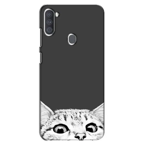 Чехол с принтом «Выглядывает кот» для Samsung Galaxy A11 (A115)