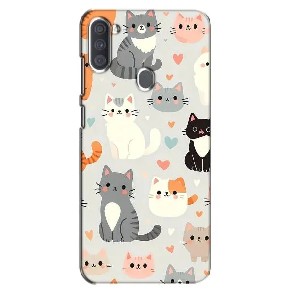 Чехол с принтом «Коллаж котов» для Samsung Galaxy A11 (A115)
