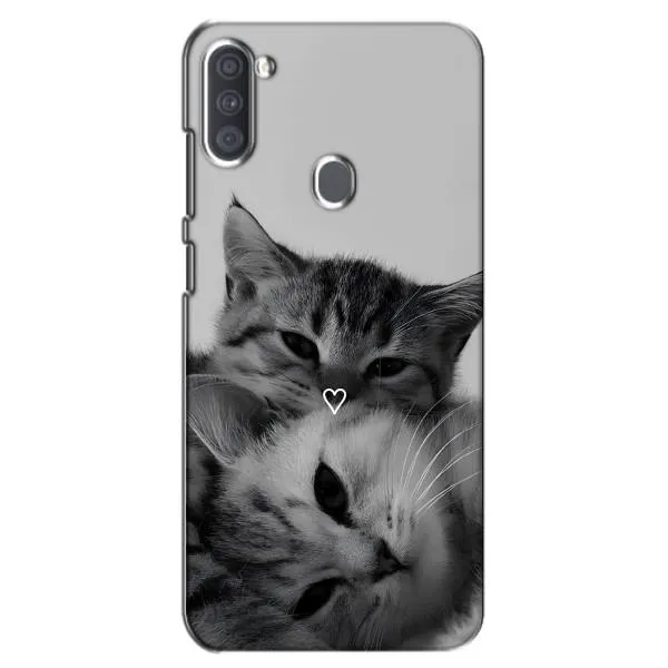 Чехол с принтом «Пара котов» для Samsung Galaxy A11 (A115)