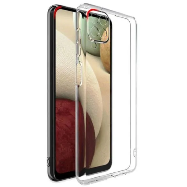 TPU чехол Epic Transparent 1,5mm Full Camera для Samsung Galaxy A12 — Прозрачный