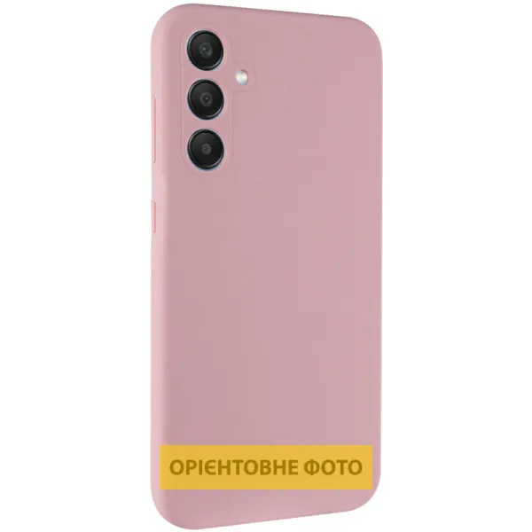 Чохол Silicone Cover Lakshmi Full Camera (AAA) для Samsung Galaxy A12 — Рожевий — фото 1