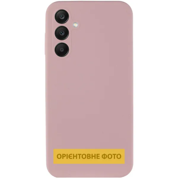 Чохол Silicone Cover Lakshmi Full Camera (AAA) для Samsung Galaxy A12 — Рожевий — фото 2