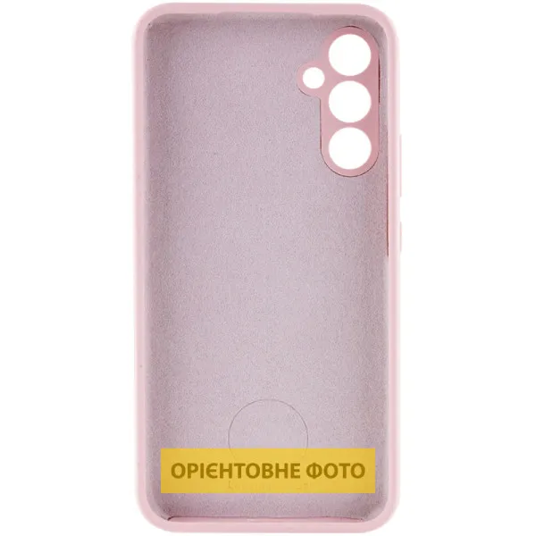 Чохол Silicone Cover Lakshmi Full Camera (AAA) для Samsung Galaxy A12 — Рожевий — фото 3