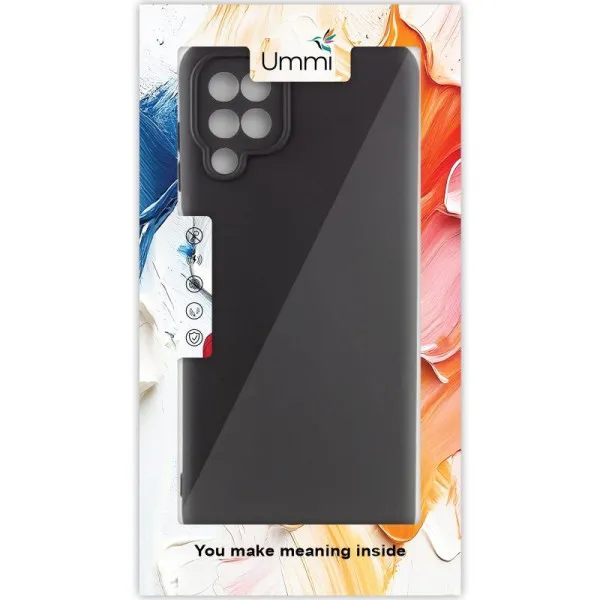 Чохол Silicone Cover Ummi Lakshmi Full Camera (AA) для Samsung Galaxy A12 — Чорний — фото 3