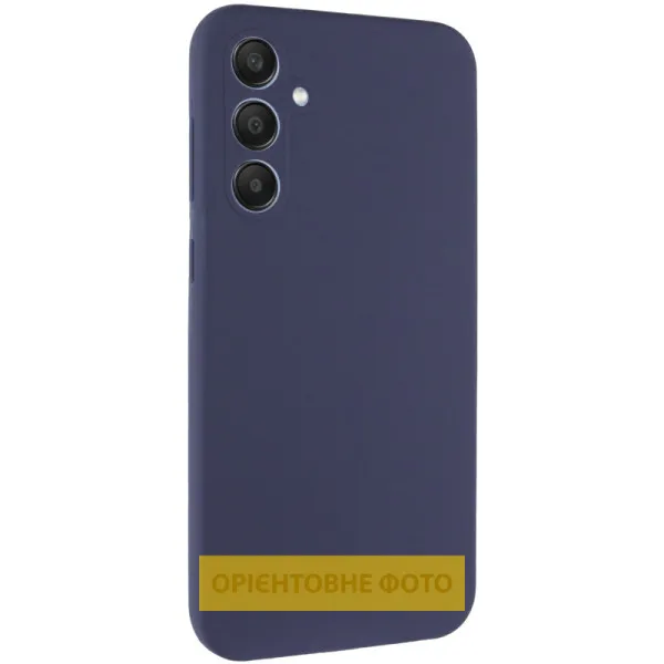 Чехол Silicone Cover Lakshmi Full Camera (AAA) для Samsung Galaxy A12 — Темно-синий — фото 1 Чехол Silicone Cover Lakshmi Full Camera (AAA) для Samsung Galaxy A12 — Темно-синий — фото 1