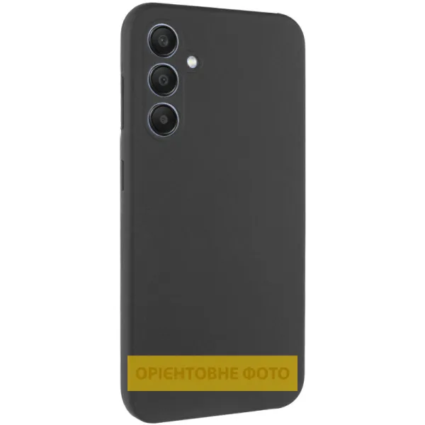 Чохол Silicone Cover Lakshmi Full Camera (AAA) для Samsung Galaxy A12 — Чорний — фото 1