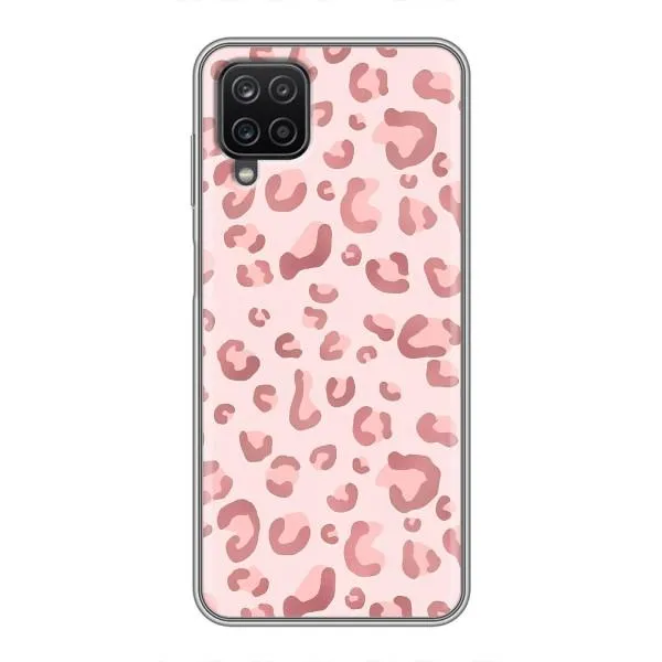 Чехол с принтом «Розовый леопард» для Samsung Galaxy A12