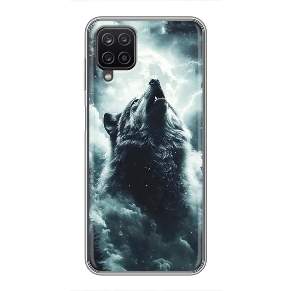 Чехол с принтом «Волк в облаках» для Samsung Galaxy A12