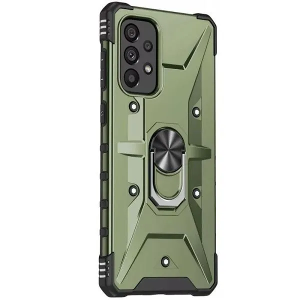 Ударостійкий чохол Pathfinder Ring для Samsung Galaxy A13 4G / A23 4G / M13 4G / M23 5G / A04s — Зелений — фото 2 Ударостійкий чохол Pathfinder Ring для Samsung Galaxy A13 4G / A23 4G / M13 4G / M23 5G / A04s — Зелений — фото 2