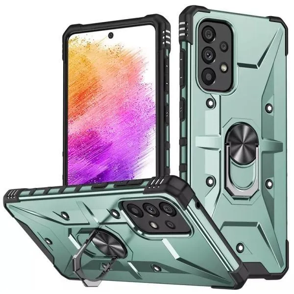 Ударостійкий чохол Pathfinder Ring для Samsung Galaxy A13 4G / A23 4G / M13 4G / M23 5G / A04s — Зелений — фото 3 Ударостійкий чохол Pathfinder Ring для Samsung Galaxy A13 4G / A23 4G / M13 4G / M23 5G / A04s — Зелений — фото 3