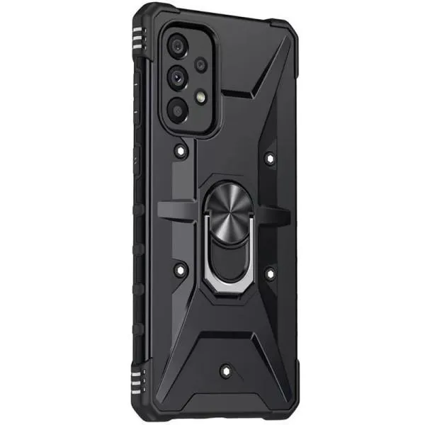 Ударостійкий чохол Pathfinder Ring для Samsung Galaxy A13 4G / A23 4G / M13 4G / M23 5G / A04s — Чорний — фото 2 Ударостійкий чохол Pathfinder Ring для Samsung Galaxy A13 4G / A23 4G / M13 4G / M23 5G / A04s — Чорний — фото 2