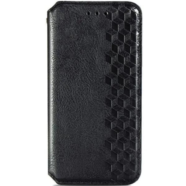 Шкіряний чохол-книжка GETMAN Cubic (PU) для Samsung Galaxy A13 4G — Чорний — фото 1 Шкіряний чохол-книжка GETMAN Cubic (PU) для Samsung Galaxy A13 4G — Чорний — фото 1
