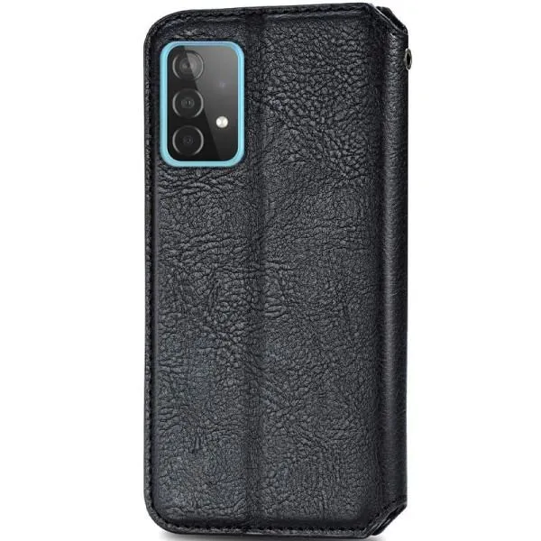 Шкіряний чохол-книжка GETMAN Cubic (PU) для Samsung Galaxy A13 4G — Чорний — фото 2 Шкіряний чохол-книжка GETMAN Cubic (PU) для Samsung Galaxy A13 4G — Чорний — фото 2