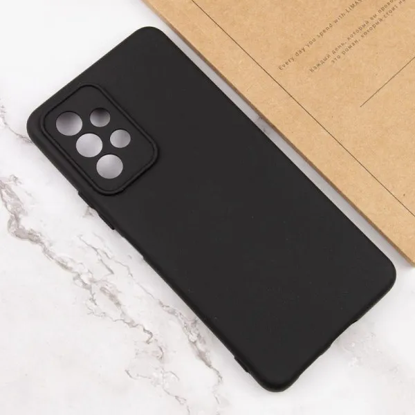 Чохол TPU GETMAN Liquid Silk Full Camera для Samsung Galaxy A13 4G — Чорний — фото 4 Чохол TPU GETMAN Liquid Silk Full Camera для Samsung Galaxy A13 4G — Чорний — фото 4
