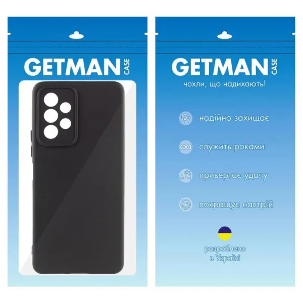 Чохол TPU GETMAN Liquid Silk Full Camera для Samsung Galaxy A13 4G — Чорний — фото 5 Чохол TPU GETMAN Liquid Silk Full Camera для Samsung Galaxy A13 4G — Чорний — фото 5