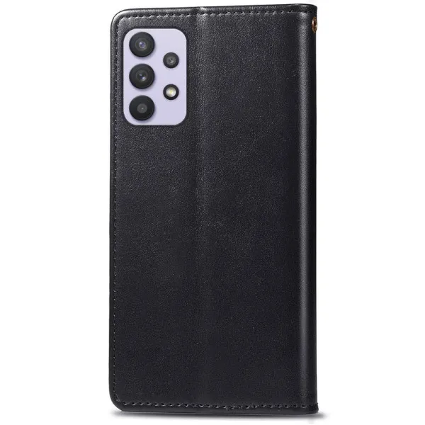 Шкіряний чохол-книжка GETMAN Gallant (PU) для Samsung Galaxy A13 4G — Чорний — фото 5 Шкіряний чохол-книжка GETMAN Gallant (PU) для Samsung Galaxy A13 4G — Чорний — фото 5