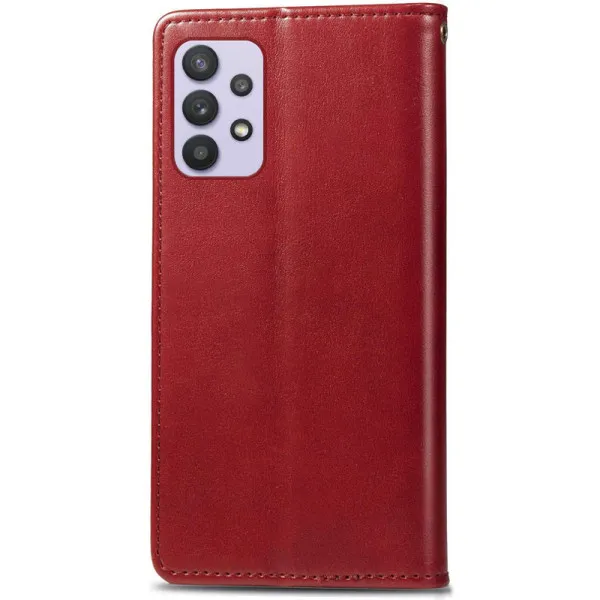 Шкіряний чохол-книжка GETMAN Gallant (PU) для Samsung Galaxy A13 4G — Червоний — фото 3 Шкіряний чохол-книжка GETMAN Gallant (PU) для Samsung Galaxy A13 4G — Червоний — фото 3
