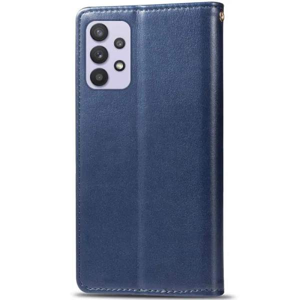 Шкіряний чохол-книжка GETMAN Gallant (PU) для Samsung Galaxy A13 4G — Синій — фото 3 Шкіряний чохол-книжка GETMAN Gallant (PU) для Samsung Galaxy A13 4G — Синій — фото 3