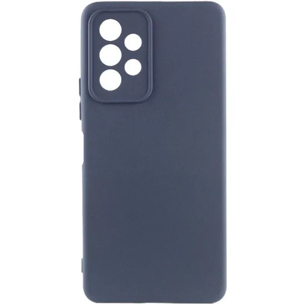 Чехол TPU GETMAN Liquid Silk Full Camera для Samsung Galaxy A13 4G — Синий — фото 1 Чехол TPU GETMAN Liquid Silk Full Camera для Samsung Galaxy A13 4G — Синий — фото 1