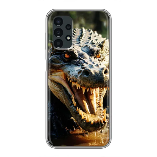 Чехол с принтом «Опасный крокодил» для Samsung Galaxy A13 (4G) Чехол с принтом «Опасный крокодил» для Samsung Galaxy A13 (4G)
