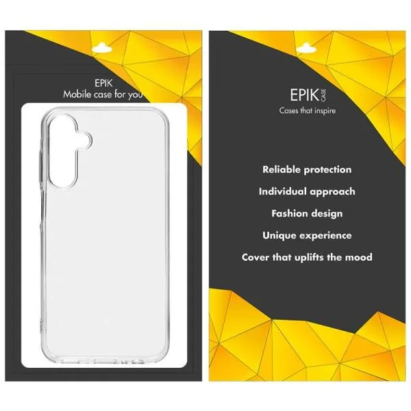 TPU чехол Epic Transparent 1,5mm для Samsung Galaxy A14 4G/5G — Прозрачный — фото 3