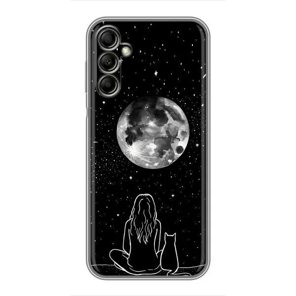 Чехол с принтом «Девушка с котом» для Samsung Galaxy A14 5G Чехол с принтом «Девушка с котом» для Samsung Galaxy A14 5G