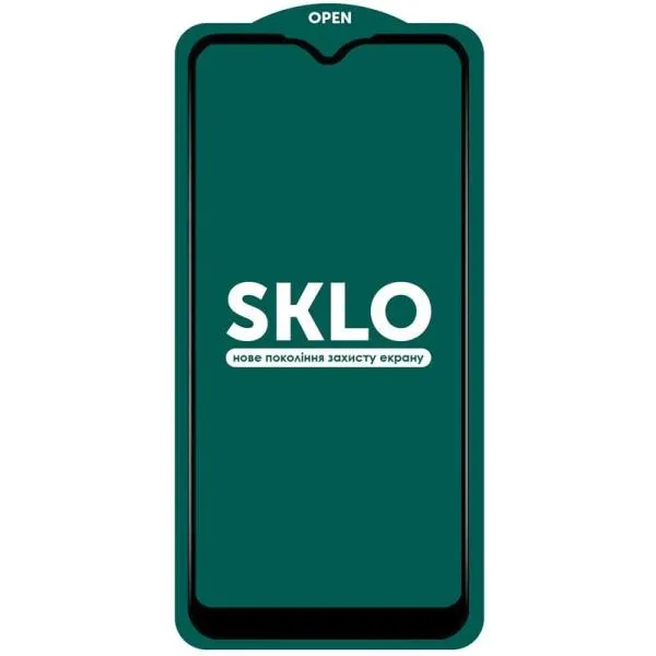 Захисне скло SKLO 5D (тех.пак) для Samsung Galaxy A15 4G/5G / M15 5G — Чорний