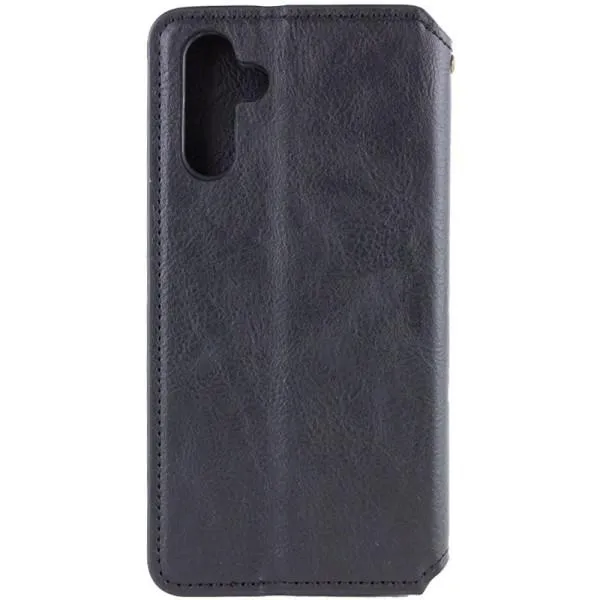 Шкіряний чохол-книжка GETMAN Cubic (PU) для Samsung Galaxy A15 4G/5G / M15 5G — Чорний — фото 2 Шкіряний чохол-книжка GETMAN Cubic (PU) для Samsung Galaxy A15 4G/5G / M15 5G — Чорний — фото 2