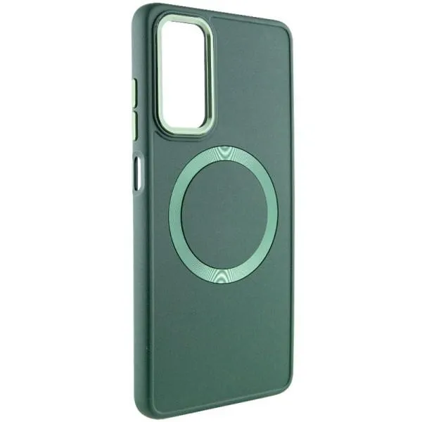 TPU чохол Bonbon Metal Style with Magnetic Fit для Samsung Galaxy A15 4G/5G / M15 5G — Зелений — фото 2