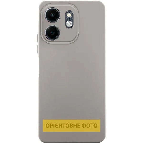 Чохол TPU GETMAN Liquid Silk Full Camera для Samsung Galaxy A15 4G/5G / M15 5G — Сірий