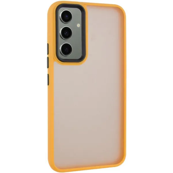 Чохол TPU+PC Lyon Frosted для Samsung Galaxy A15 4G/5G / M15 5G — Помаранчевий — фото 1 Чохол TPU+PC Lyon Frosted для Samsung Galaxy A15 4G/5G / M15 5G — Помаранчевий — фото 1
