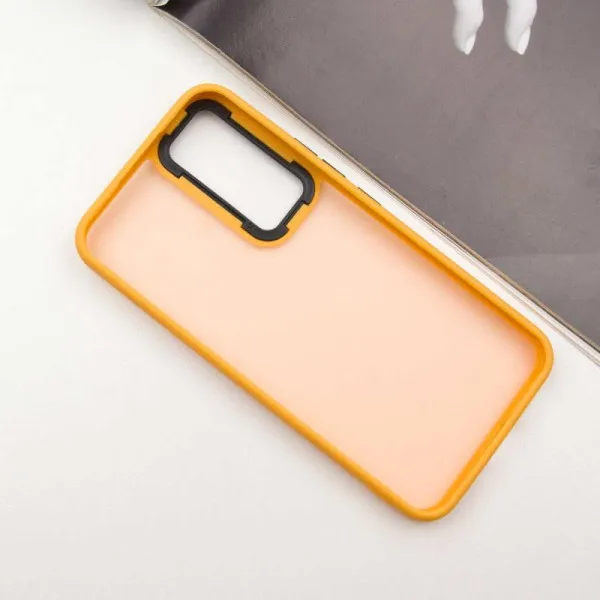 Чохол TPU+PC Lyon Frosted для Samsung Galaxy A15 4G/5G / M15 5G — Помаранчевий — фото 3 Чохол TPU+PC Lyon Frosted для Samsung Galaxy A15 4G/5G / M15 5G — Помаранчевий — фото 3