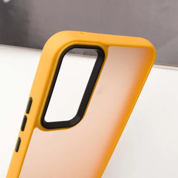 Чохол TPU+PC Lyon Frosted для Samsung Galaxy A15 4G/5G / M15 5G — Помаранчевий — фото 4 Чохол TPU+PC Lyon Frosted для Samsung Galaxy A15 4G/5G / M15 5G — Помаранчевий — фото 4